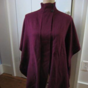 Plum Banana Republic Cape Sweater